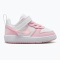 Gyermekcipő Nike Court Borough Low Recraft white/pink foam