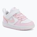 Gyermekcipő Nike Court Borough Low Recraft white/pink foam