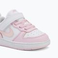 Gyermekcipő Nike Court Borough Low Recraft white/pink foam 7