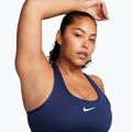 Edzőmelltartó Nike Swoosh Medium Support midnight navy/white 3