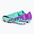 Férfi futballcipő Nike Mercurial Vapor 15 Academy AG hyper türkiz/fekete/fekete/fehér/fukszia álom 3