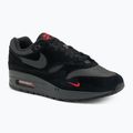 Férfi Nike Air Max 1 cipő black/university red/anthracite
