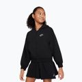 Gyerek kapucnis pulóver Nike Sportswear Full Zip Hoodie black/flat pewter