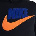 Férfi Nike Club Fleece kapucnis pulóver fekete/biztonsági narancssárga 3