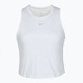 Női edzőpóló Nike One Classic Dri-Fit Cropped Tank fehér 6