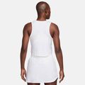 Női edzőpóló Nike One Classic Dri-Fit Cropped Tank fehér 3
