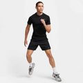 Férfi edzőpóló Nike Flex Rep Dri-Fit fekete/fehér 2