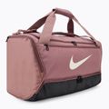 Sporttáska Nike Brasilia 9.5 60 l smokey mauve/black/light orewood brown 2