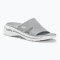 Női papucs SKECHERS Go Walk Arch Fit Sandal Joyful gray