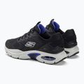 SKECHERS Skech-Air Ventura férfi edzőcipő fekete/kék 3