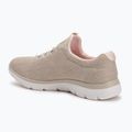 Női SKECHERS Summits Fun Flare taupe-rózsaszín cipő 3