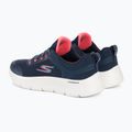 Női SKECHERS Go Walk Flex Caley navy/fehér/korall cipő 4