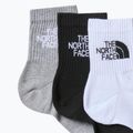 Trekking zokni The North Face Multi Sport Cush Quarter Sock 3 darab black assorted 2