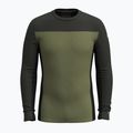 Férfi termoaktív pulóver Smartwool Classic Thermal Merino Base Layer Colorblock Crew Boxed moss 3