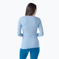 Női termoaktív pulóver Smartwool Intraknit Thermal Merino Baselayer Crew serene blue/white 2