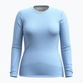 Női termoaktív pulóver Smartwool Intraknit Thermal Merino Baselayer Crew serene blue/white 3