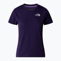 Női futópóló The North Face Lightbright Tee örökös lila 4