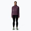 Női The North Face Mountain Athletics Fleece 1/4 Zip éjjeli lila/lila kréta melegítőfelső 2