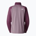 Női The North Face Mountain Athletics Fleece 1/4 Zip éjjeli lila/lila kréta melegítőfelső 5