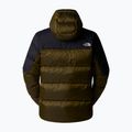 Férfi pehelypaplan The North Face Diablo Down 2.0 Hoodie moha zöld/fekete heathe 5