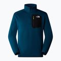 Férfi The North Face Crest 1/4 Zip midnight petrol/fekete pulóver 4