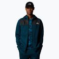 Férfi The North Face Reaxion Fleece midnight petrol dark heather/ aszfalt szürke melegítőfelső 4