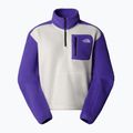 Női pulóver The North Face Yumiori 1/4 Zip fehér dűne/csúcs lila 3