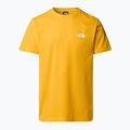 Férfi The North Face Simple Dome Tee csúcstalálkozó arany színű póló T-shirt 4