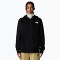 Női The North Face Simple Dome Full Zip kapucnis pulóver fekete