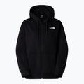 Női The North Face Simple Dome Full Zip kapucnis pulóver fekete 5