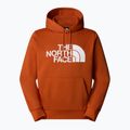 Férfi pulóver The North Face Easy Hoodie földes réz