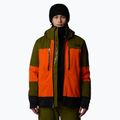 Férfi sí dzseki The North Face Snowsquall narancssárga/erdei olajzöld 4