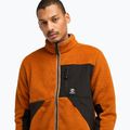 Férfi pulóver Timberland Sherpa Mix Media Fleece umber 4