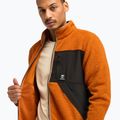 Férfi pulóver Timberland Sherpa Mix Media Fleece umber 5