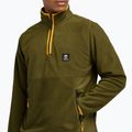 Férfi pulóver Timberland Polar 1/4 Zip Fleece dark olive 3