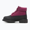 Gyerek cipő Timberland Premium 6 In Lace black nubuck/dark pink 11