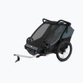 Thule Chariot Cab sötét pala dupla kerékpár utánfutó