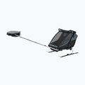 Thule Chariot Cab sötét pala dupla kerékpár utánfutó 11