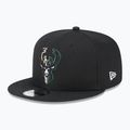 Sapka New Era Split Logo 9Fifty Milwaukee Bucks black 2