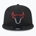 Sapka New Era Split Logo 9Fifty Chicago Bulls black 3