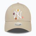 Női baseballsapka New Era Flower 9Forty New York Yankees light beige 2