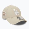 Férfi baseballsapka New Era Side Patch 9Forty Los Angeles Dodgers light beige