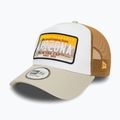 Férfi baseballsapka New Era Patch Trucker light beige