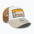 Férfi baseballsapka New Era Patch Trucker light beige 3