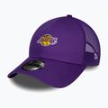 Férfi baseballsapka New Era Home Field 9Forty Trucker Los Angeles Lakers purple 2