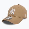 New Era League Essential 9Twenty New York Yankees baseball sapka világos bézs színben 3