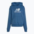 Női kapucnis pulóverNew Balance French Terry Stacked Logo Hoodie blueagat 5