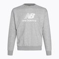 Férfi melegítőfelső New Balance Stacked Logo French Terry Crew athletic grey 3