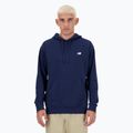 Férfi pulóver New Balance Small Logo French Terry Hoodie nb navy