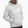Férfi New Balance Core Brushed kapucnis pulóver atlétikai szürke 4